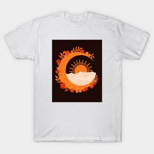 Mountains On Moon T-Shirt